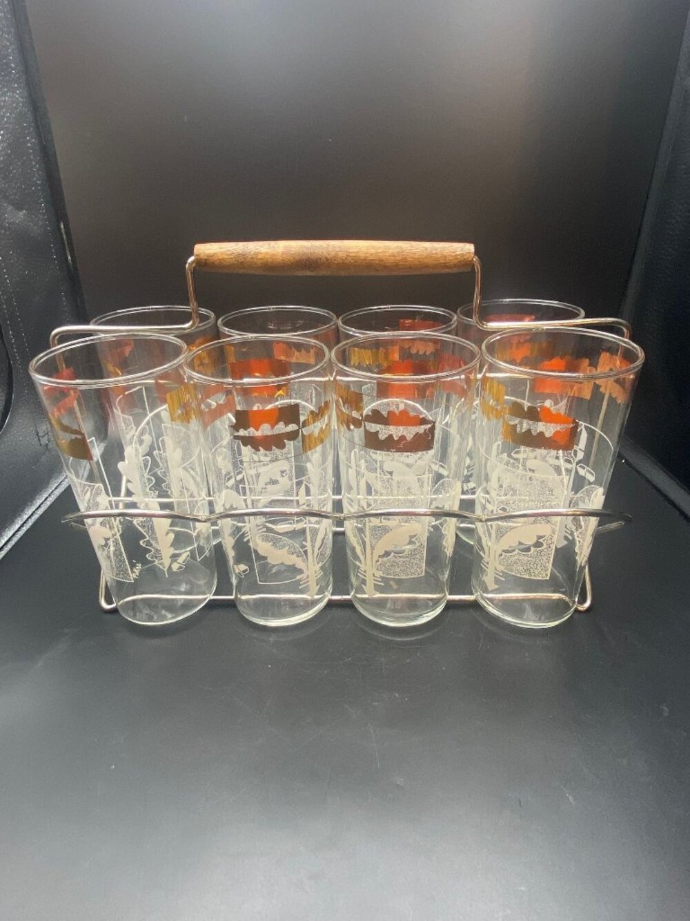 Bartlett & Collins PoKee MCM Glasses with Caddy